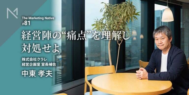 クラレ 中東孝夫が語る「AI時代のBtoBマーケターが価値を発揮し続けるための条件」